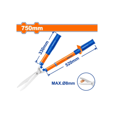 WPR1E90  550-750mm Telescopic مقص شحالة