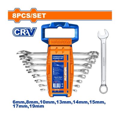 WSP1208 8 Pcs (6,8,10,13,14,15,17,19)mm طقم شق مسنن