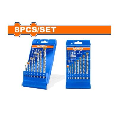 WADFOW WMJ6B08  8 Pcs طقم ريش غرانيت masonry drill bits set