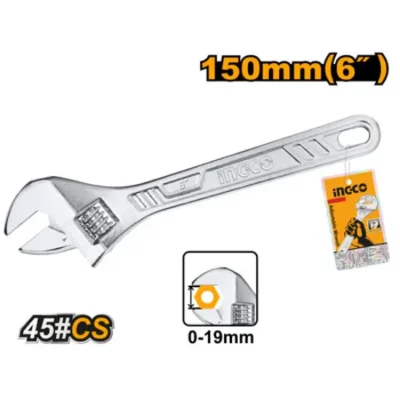 INGCO HADW131062 6" 0-19.2mm مفتاح انكليزي Adjustable Wrench