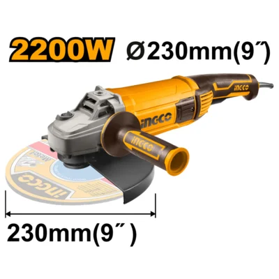 INGCO AG220018 2200W 23MM صاروخ كبير2200W 23mm صاروخ كبير