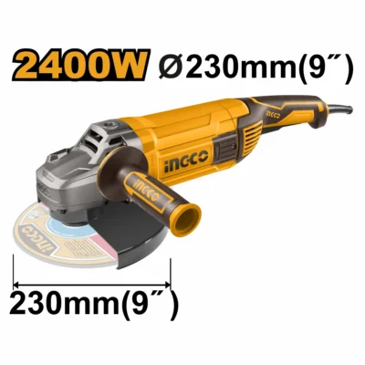 INGCO AG24008 2400W 23MM صاروخ كبير Industrial Angle grinder