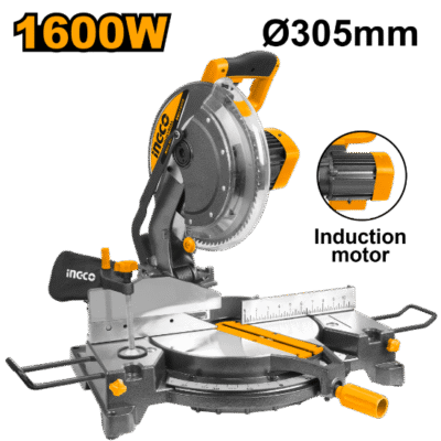 1600 W / 305 mm Induction 45° منشار خشب والمنيوم