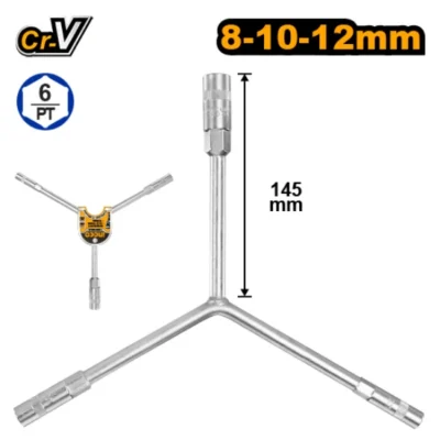 8-10-12 mm طربوش Y مسكة
