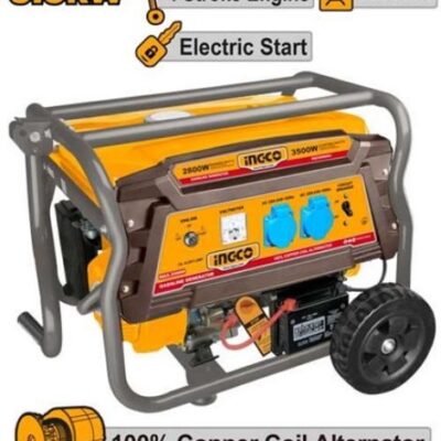 3.5KW Max 16A مولد كهرباء بنزين-مارش وحبلة