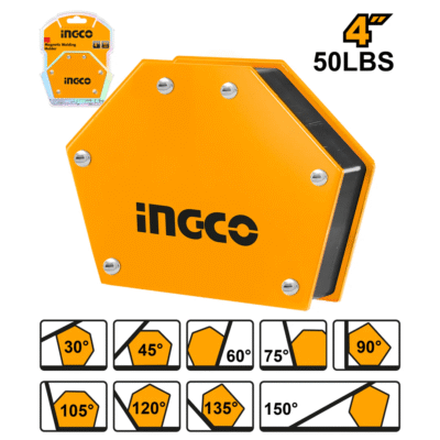 4" 50LBS زاوية جمع مغنطيس للحديد مسدسة