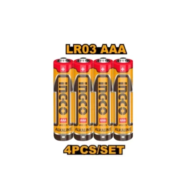 4 PCS  1.5V LR03 Alkaline-AAA-بطارية اصبع