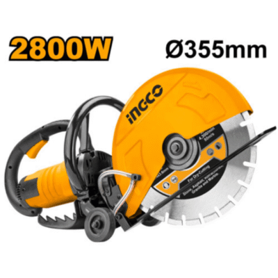 2800W 355mm صاروخ قص كونكريت على الماء