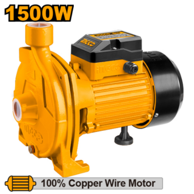 INGCO CPM15008 2.0HP 1500W 1" مضخة مياه توربين ملف تحاس Centrifugal Water pump