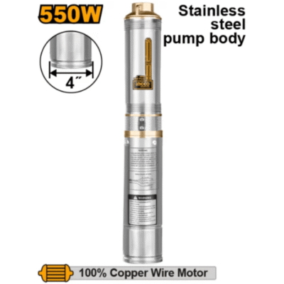 INGCO DWP5501 0.75HP 550W 1-1/4"مضخة مياه ابار غاطسة ستانلس Deep Well Pump