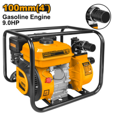 INGCO GWP402 9.0HP 30M 1500L/MIN 4" مضخة مياه على البانزين Gasoline water pump