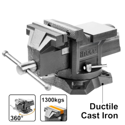 INGCO HBV ملزمة طاولة Bench Vise with Anvil