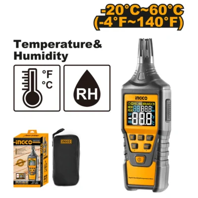 INGCO HETHT01 فاحص رطوبة وحرارة Digital Humidity and Temperature Meter