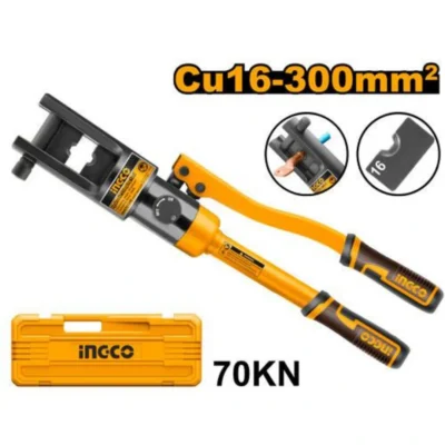 INGCO HHCT01240 70 KN(16-240MM²) مكبس كوسات هيدروليك Hydraulic Crimping Tool