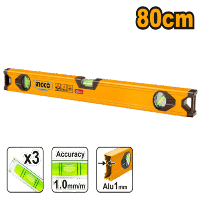 INGCO HSL18080 80 cm زيبق المنيوم Spirit Level Level Bar