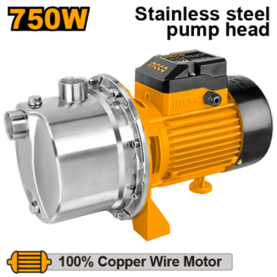 1.0HP 750W 1" مضخة مياه راس ستنلس