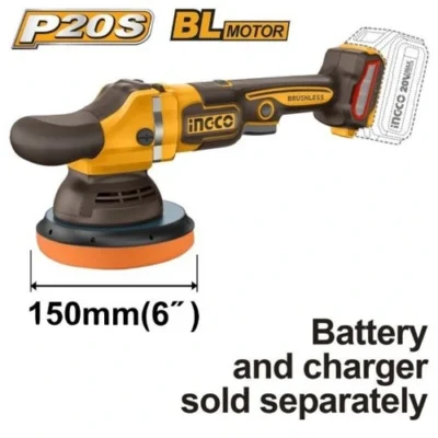 20V 150mm صاروخ بوليش بطارية سرعات