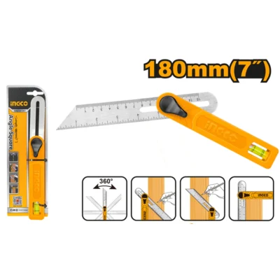 150 mm مسطرة زاوية متحركة مع زيبق
