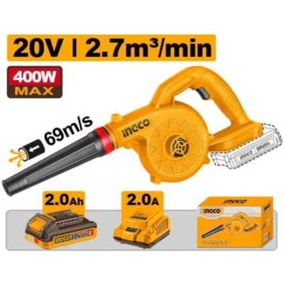 INGCO CABLI20781 20V 1BATT 2AH+CHAR بلور بطارية Cordless Blower