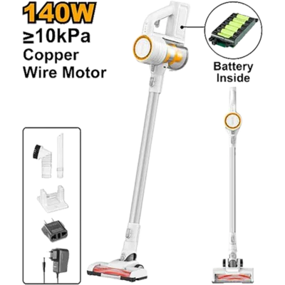 22.2 V مكنسة فاكيوم مسكة طويلة على البطارية