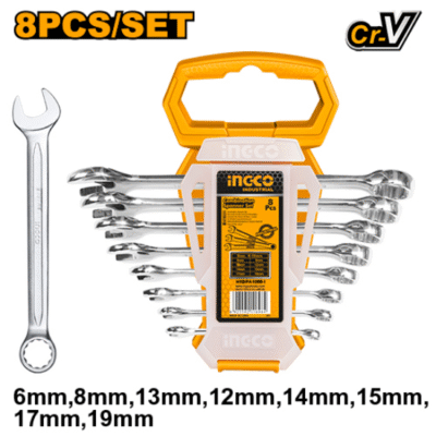 8 Pcs (6,8,10,13,14,15,17,19) mm طقم شق مسنن