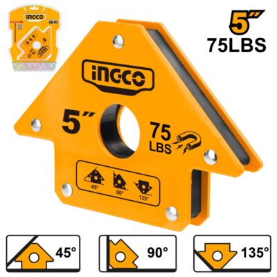 5" 75LBS زاوية جمع مغنطيس للحديد مثلثة