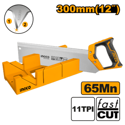 300mm(12") منشار خشب مع علبة زوايا