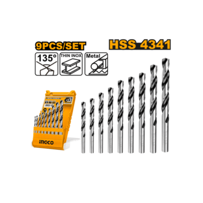 9Pcs HSS 4341 طقم ريش حديد