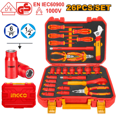 26Pcs 1000V طقم عدة معزول