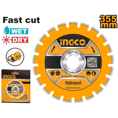 355x25.4mm for PC3558 (bw12mm) Wet ديسك كونكريت