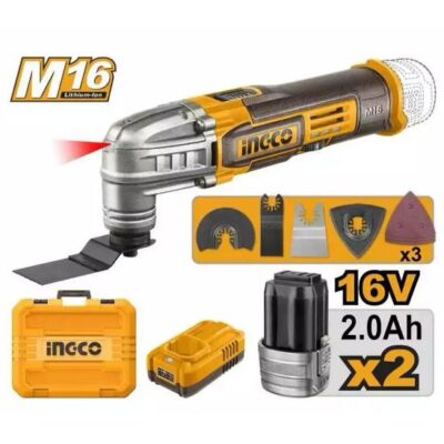 16V 2Batt 2Ah+Char+Box Multi Function آلة متعدد الاتعمالات