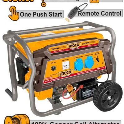 3.5KW Max 15.9Amp مولد كهرباء بنزين-مارش وحبلة+ريموت