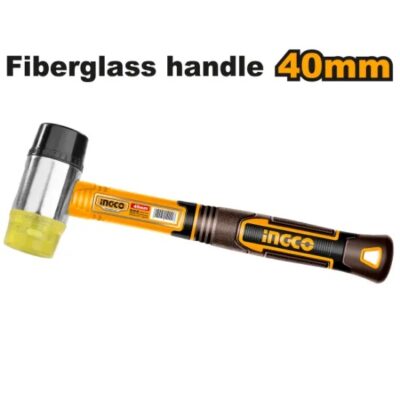 40mm مطرقة للالمنيوم ميلة كوتشوك وميلة بلاستك