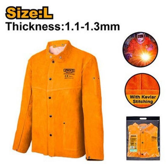 Large جكات لحام من جلد البقر