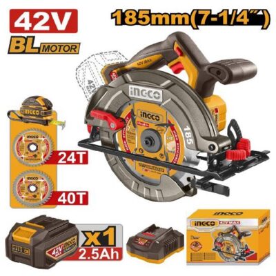 42V 1Batt 2.5Ah+Char 185mm BL منشار صدر بطارية صناعي