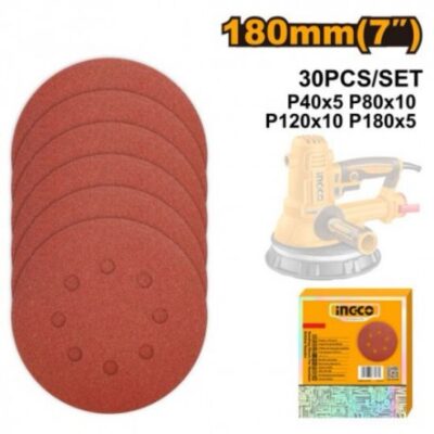 30Pcs/set 180mm (7") ورق حف مبروم مشكل احمر