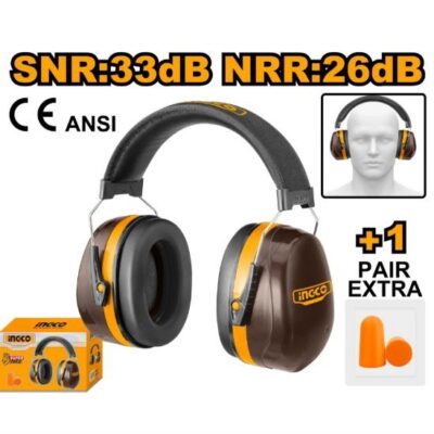 SNR:33dB NRR:26dB+1 Pair Extra earplug عازل صوت أذن