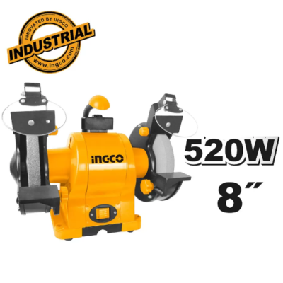 INGCO BGL85201 520W 200MM جلخ ثابت صناعي Industrial Bench Grinder