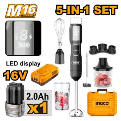 INGCO CHB056K CORDLESS HAND BLENDER
