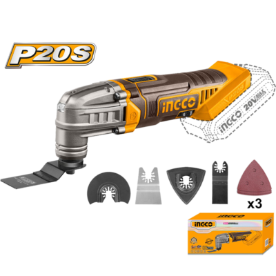 INGCO CMLI2022 20V 8PCS ACCES. MULTI FUNCTION آلة متعدد الاتعمالات Cordless Multi-Tool