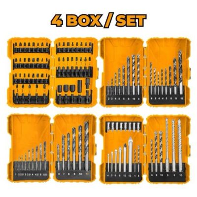 INGCO COS23045 85 PCS طقم ريش مشكل وروس مفكات عدد Accessories Box Set 4Pcs