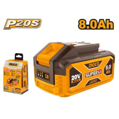 INGCO FBLI2108 20V 8AH بطارية ليثيوم فدار Lithium-Ion Battery