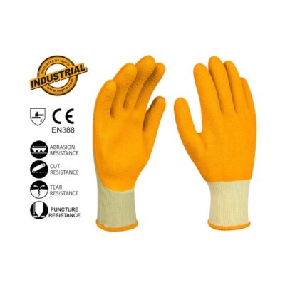 INGCO HGVL04-XL  كفوف سميك مغطس كامل Latex Fully Coated Cotton Gloves