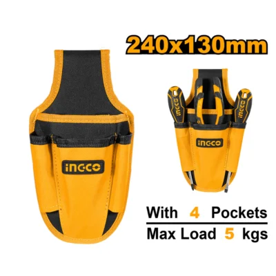 INGCO HTBP04011 5KG جعبة للعدة Tool Holster / Belt Pouch 4 pockets