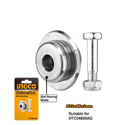 INGCO HTC04800B TUNGSTEN CARBIDE شفرة مقص بلاط مع رولمان Tile Cutter Blade - Tungsten Carbide with Ball Bearing