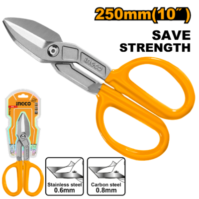 INGCO HTS2610 10" مقص تول Tin Snip - Precision Cutting for Various Materials