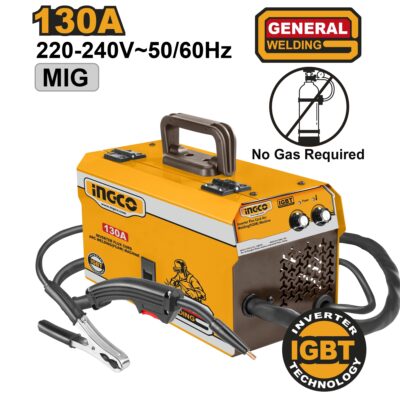INGCO ING-FC13012 130A MIG مكنة لحام شريط بدون غاز انفرتر Inverter Flux Cord Arc Welding(FCAW) Machine