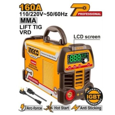 INGCO ING-MMA16069 160A 1.6-4.0MM مكنة لحام انفرتر Inverter MMA/TIG Lift welding machine