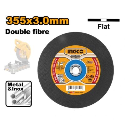 INGCO MCD303558 355X3.0MM ديسك قص حديد Abrasive Metal Cutting Disc Cut Off Wheel for Cut Off Machine