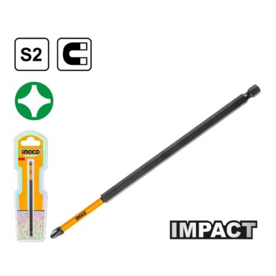 INGCO SDBIM11PH1103 1 PCS PH1 X 250 MM S2 راس مفك مقدح بولاد منجم Impact Screwdriver Bit